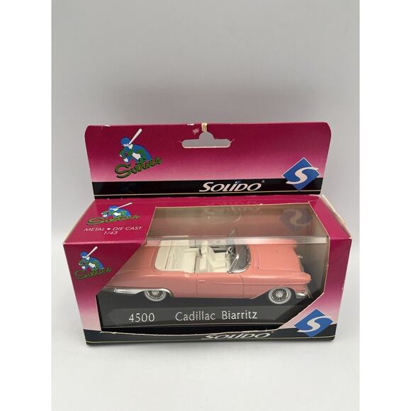 Solido Cadillac Biarritz Pink 1:43 Scale Diecast Model - New In Box - Picture 1 of 5